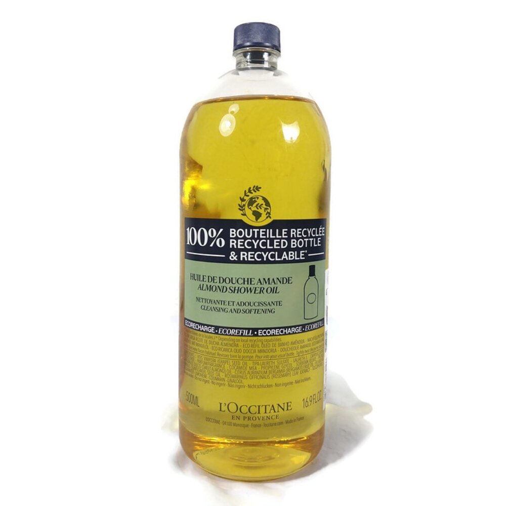 L'Occitane Almond Shower Oil Refill 16.9 oz / 500ML NEW